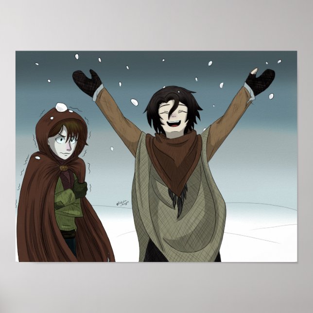 Poster Jour de la neige (Devant)