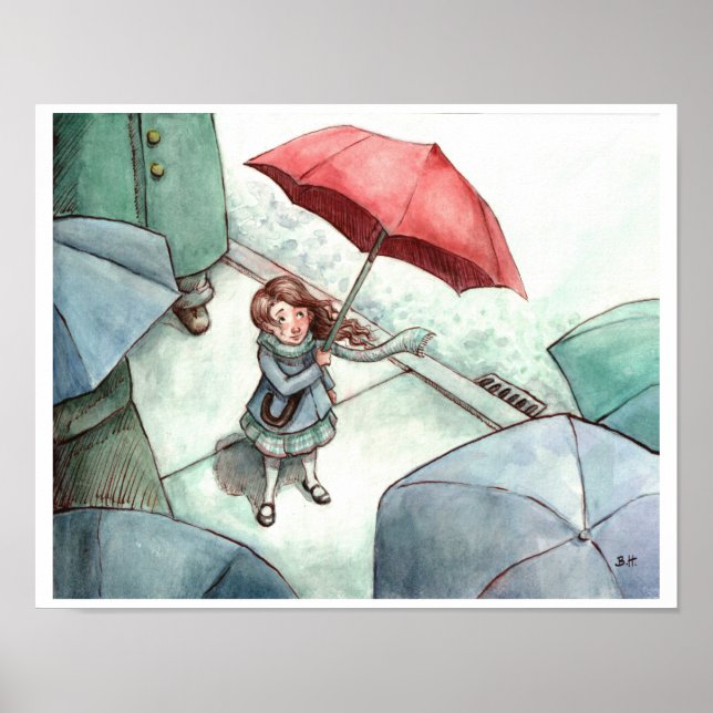Poster Jour de la pluie (Devant)