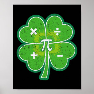 Poster Jour de la Saint Patrick du jour Saint Pattys Pi L
