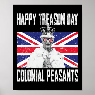 Poster Jour De La Trahison Roi Charles Iii Anglais Drôle
