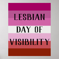 Poster - Jour de la visibilité des lesbiennes