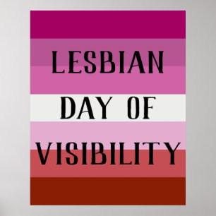 Poster - Jour de la visibilité des lesbiennes