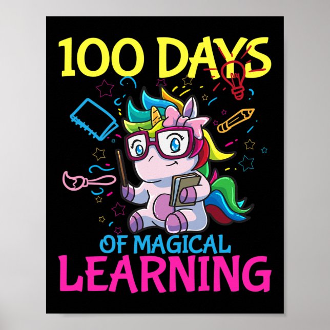 Poster Jour De L'École 100 Jours De L'École 1 (Devant)