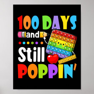Poster Jour De L'École 100 Jours Et Toujours Poppin Enfan