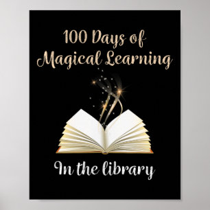 Poster Jour De L'École Bibliothèque Magique Apprentissage