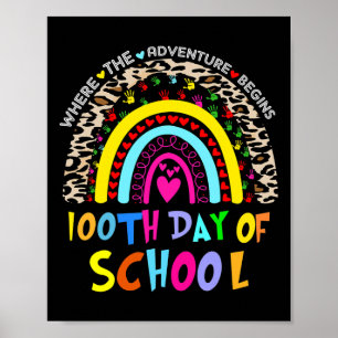 Poster Jour De L'École Enseignant 100 Jours Smarter Arc E