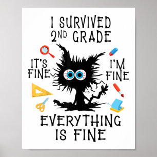 Poster Jour De L'Étudiant De L'École I Survived 2E Gr