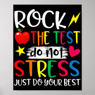 Poster Jour de l'examen de rock Enseignant de jour