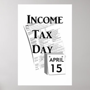 Poster Jour de l'impôt