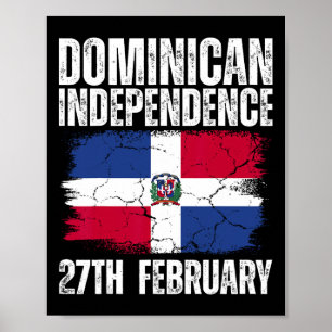 Poster Jour de l'indépendance de la République Drapeau de