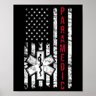 Poster Jour de l'indépendance du drapeau américain parame
