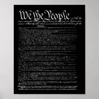 Poster Jour de l'indépendance Préambule de la Constitutio