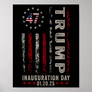 Poster Jour de l'investiture de Trump 2025 Mémorabilia Dr