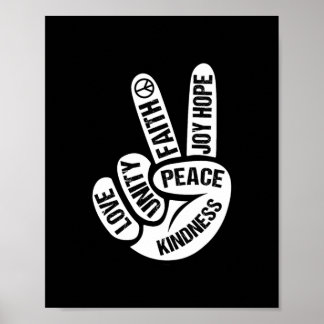 Poster Jour de l'Unité Orange Soyez gentil Anti-Intimidat