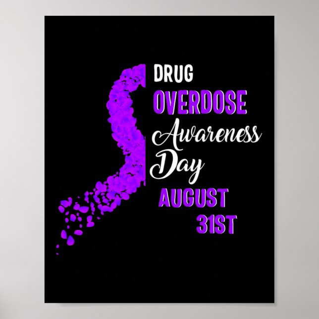 Poster Jour de sensibilisation à la surdose de drogue 31  (Devant)
