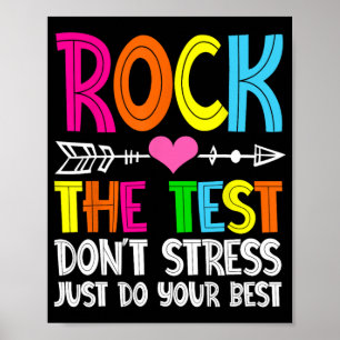 Poster Jour de test de l'enseignant de test Jour de test