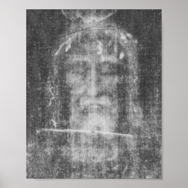 Poster Jour de Turin Visage de Jésus - Manto de Turin (Devant)