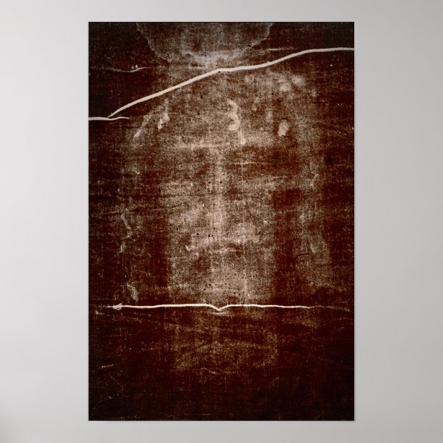 Poster Jour de Turin Visage de Jésus - Manto de Turin B (Devant)
