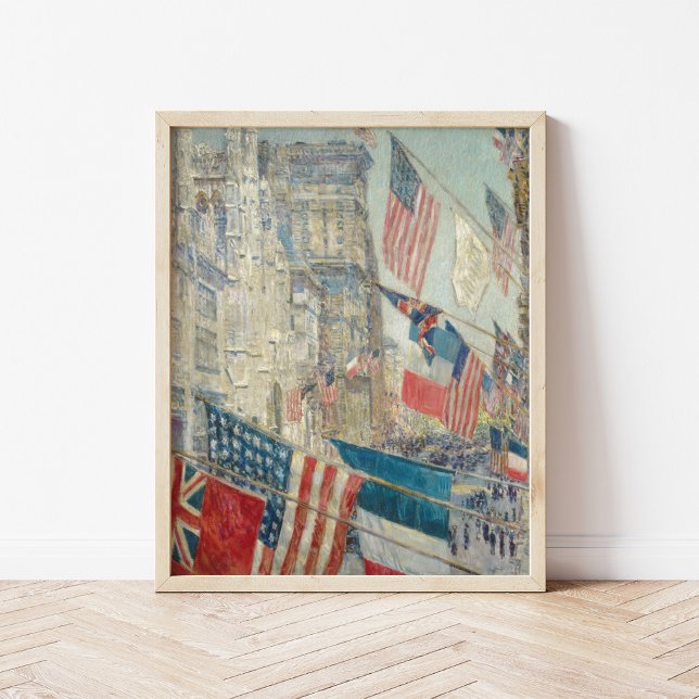 Poster Jour des Alliés | Childe Hassam (Créateur téléchargé)