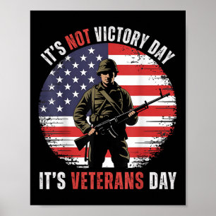 Poster Jour des anciens combattants Ce n’est pas la victo