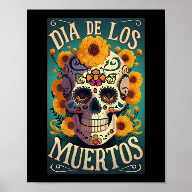 Poster Jour des Morts (Dia de los Muertos) (Devant)