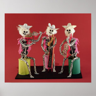 Poster Jour des morts : Mariachi, de Oaxaca