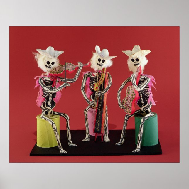 Poster Jour des morts : Mariachi, de Oaxaca (Devant)