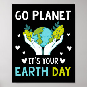 Poster Jour des terres Hommes Enfants Garçons Filles Go P