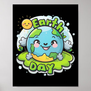 Poster Jour des terres Pour Enfants Jour des terres Funny