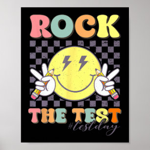 Poster Jour d'essais Test Retro Motivational Teacher St