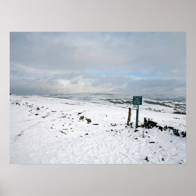 Poster Jour d'hiver Bowstonegate Carte postale (Devant)