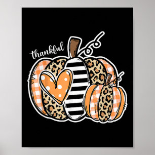 Poster Jour du Bon thanksgiving Citrouille 2024