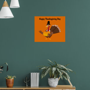 Poster Jour du bon thanksgiving Turquie