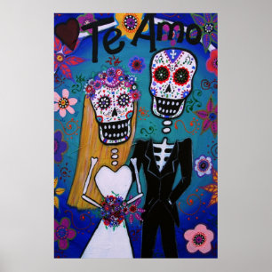 Poster Jour du couple Mariage Dead Te Amo