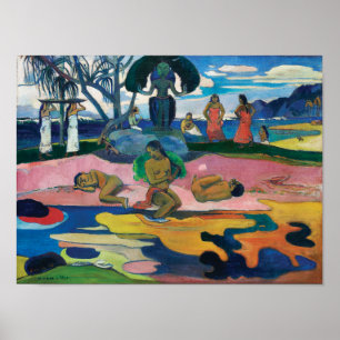 Poster Jour du Dieu   Paul Gauguin  