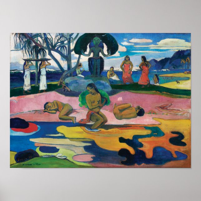 Poster Jour du Dieu | Paul Gauguin | (Devant)