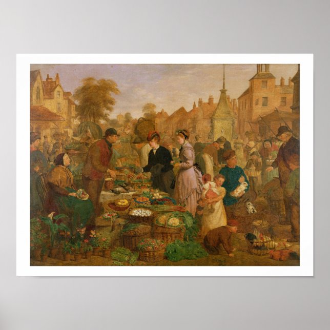 Poster Jour du marché (Devant)