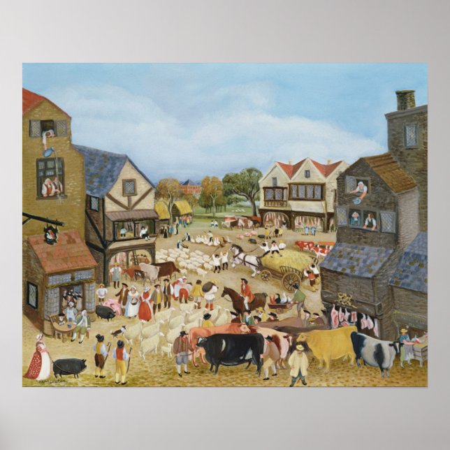 Poster Jour du marché (Devant)