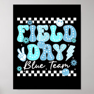 Poster Jour du terrain Blue Team Color Field Trier Team J