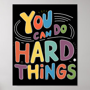 Poster Jour Enseignant Vous Pouvez Faire Des Choses Dures