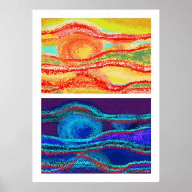 Poster 'Jour et Nuit 2.1' (Devant)