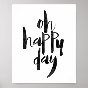 Poster Jour heureux