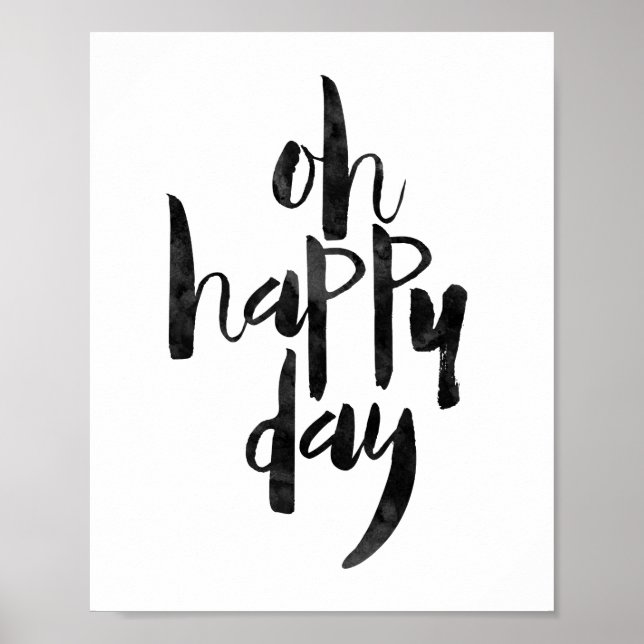 Poster Jour heureux (Devant)