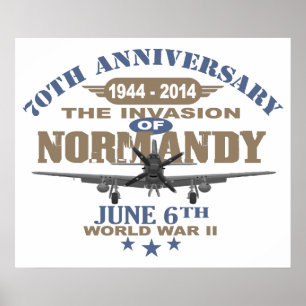 Poster Jour J 70e anniversaire Bataille de Normandie