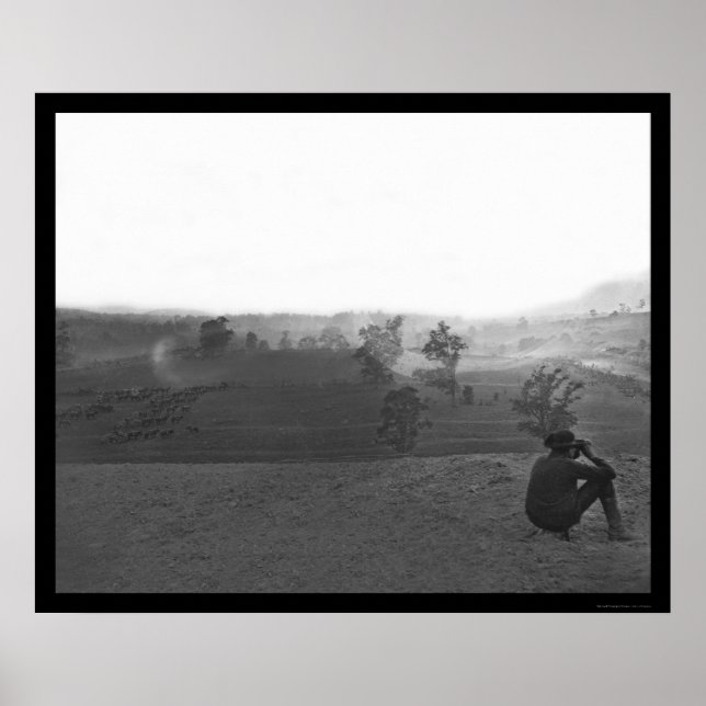 Poster Jour le plus sanglant de la guerre à Antietam 1862 (Devant)