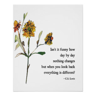 Poster Jour par jour CS Lewis