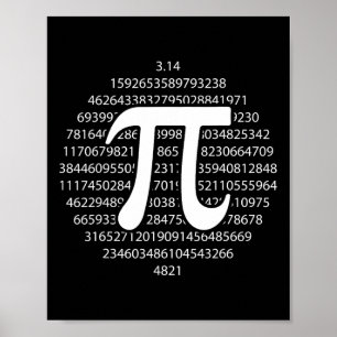 Poster Jour Pi 3.14 Jour Pi Amusant Math Lover Joyeux Jou
