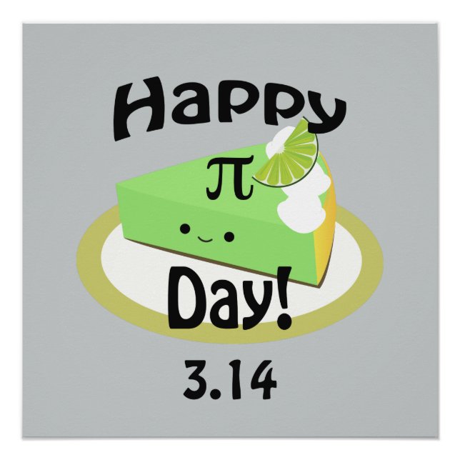 Poster Jour Pi Joyeux (Devant)