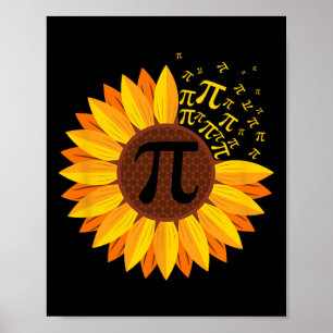 Poster Jour Pi Tournesol Pi Numéro Symbole Math Thème Sci