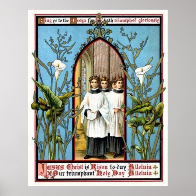 Poster Jour saint triomphal (Devant)